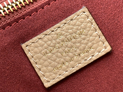 LV NEVERFULL MM 32 BEIGE MONOGRAM EMPREINTE LEATHER