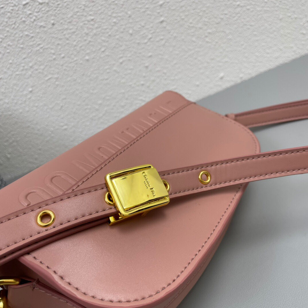 MINI BOBBY EAST-WEST 20 BAG IN ROSE PINK CALFSKIN