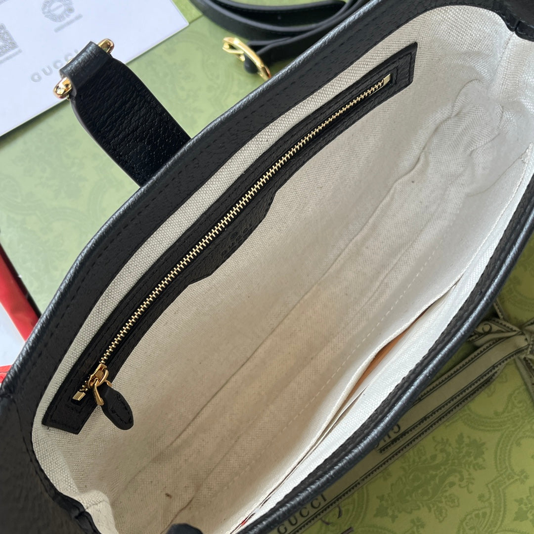 JACKIE 1961 SMALL HANDBAG IN BLACK YELLOW DENIM