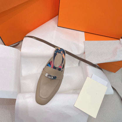 0Z Mule Brown Calfskin