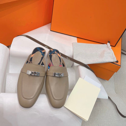 0Z Mule Brown Calfskin