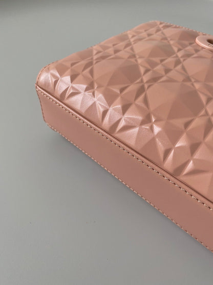 MEDIUM D-JOY BAG 26 IN DESSERT SAND CALFSKIN