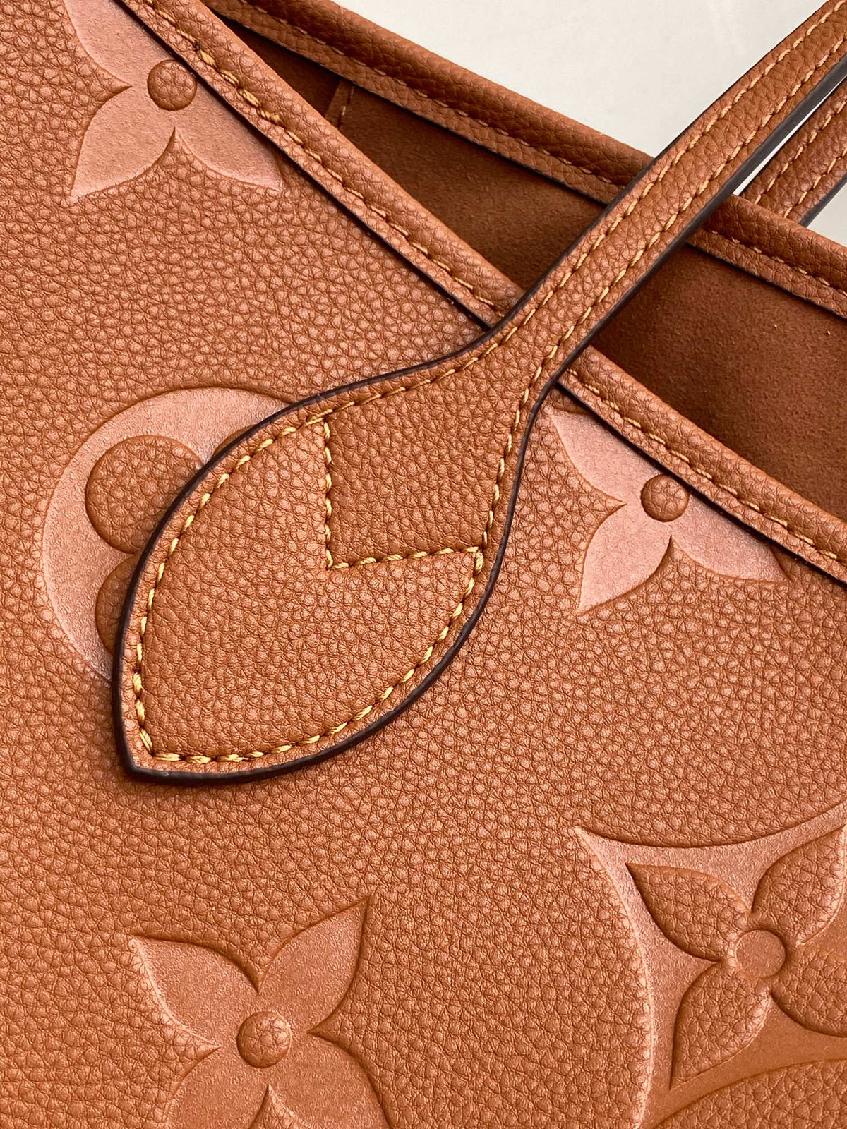 LV NEVERFULL MM 32 BROWN MONOGRAM EMPREINTE LEATHER