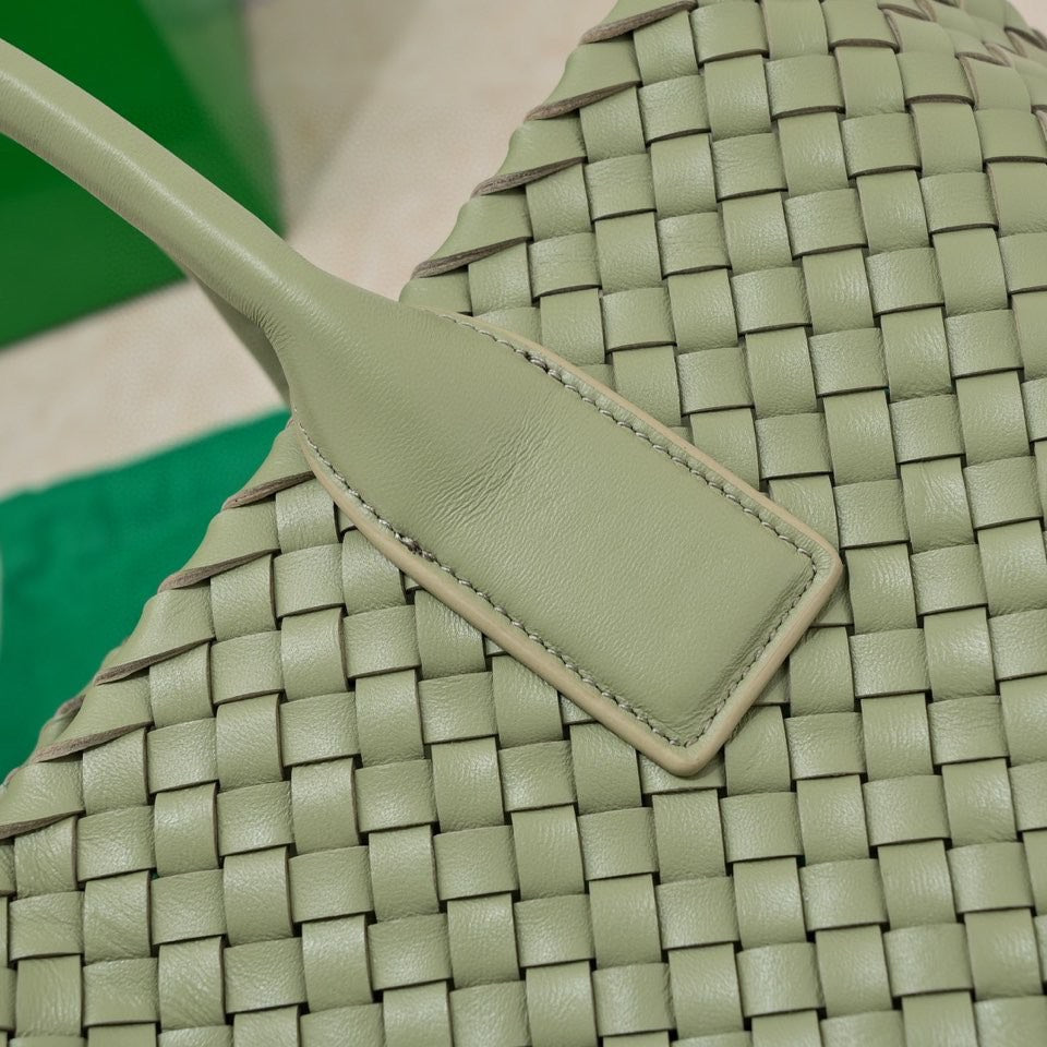 Large Cabat 45cm Light Green Lambskin Ghw
