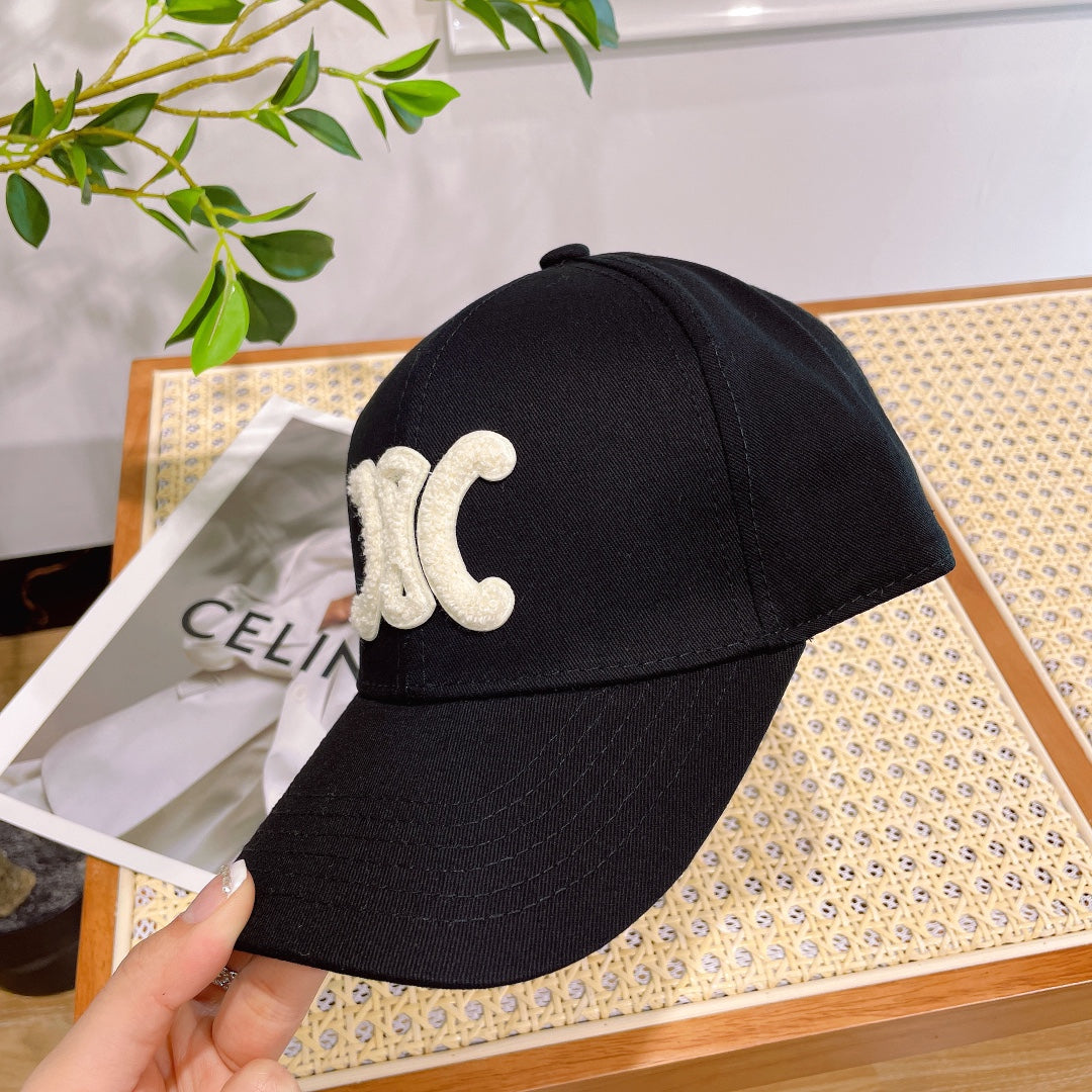 BASEBALL CAP MODEL 652274 IN BLACK FABRIC
