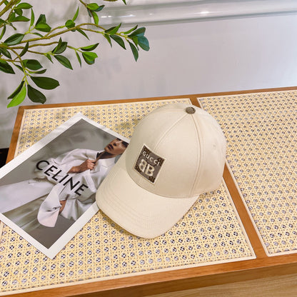 BASEBALL HAT IN BEIGE CREAM JACQUARD FABRIC 219951