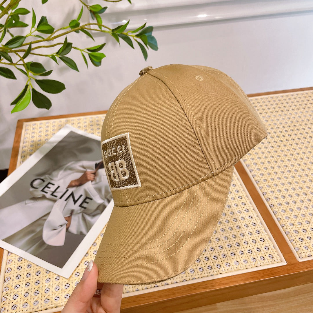 BASEBALL HAT IN PEANUT BROWN JACQUARD FABRIC 219952