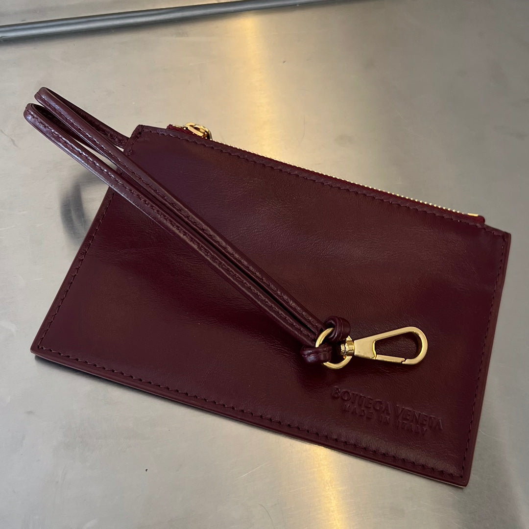 CANDY ARCO TOTE 20 IN WINE RED SOFT LAMBSKIN