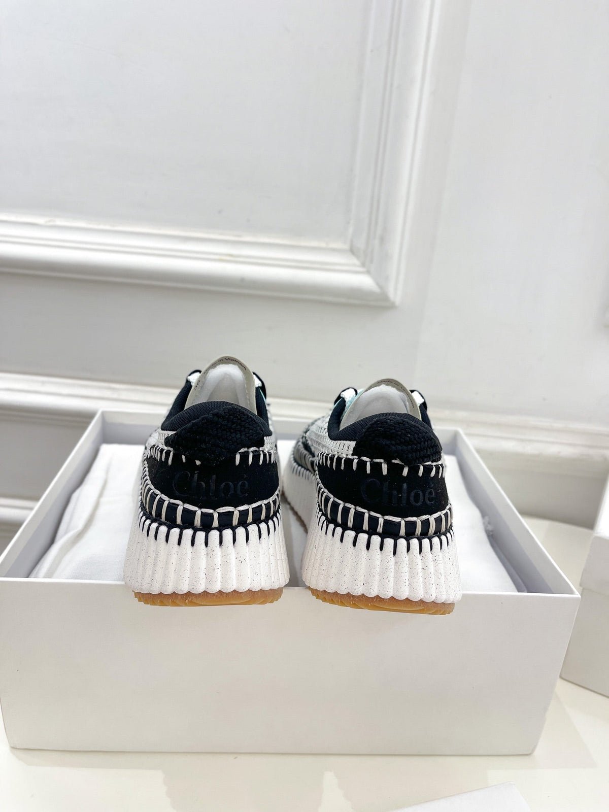NAMA SNEAKER IN BLACK MIX COLORFUL SPECIAL FABRIC