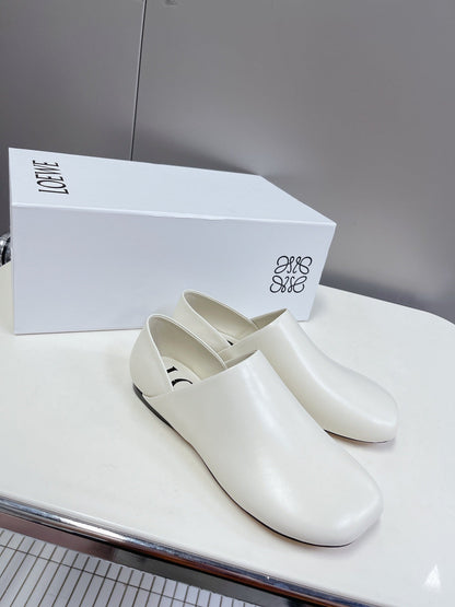 LW TOY SLIPPER WHITE CALFSKIN