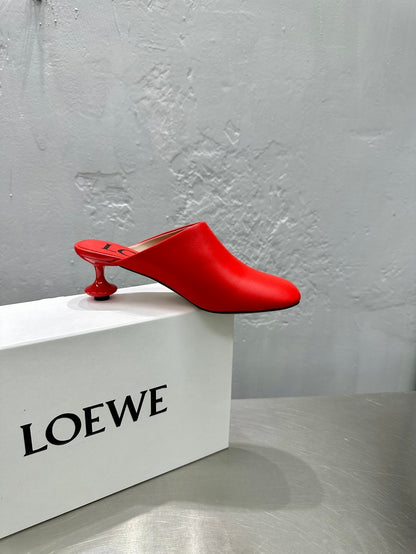 LW TOY MULE 55 RED CALFSKIN