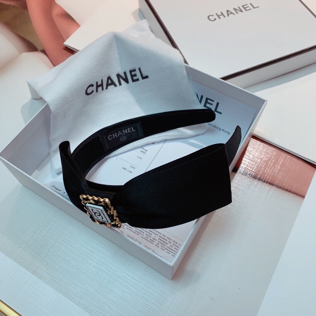 BLACK SILK HAIRBAND 832201