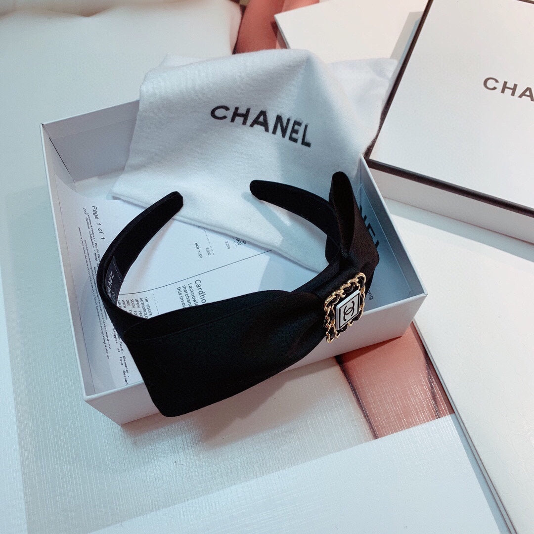 BLACK SILK HAIRBAND 832201