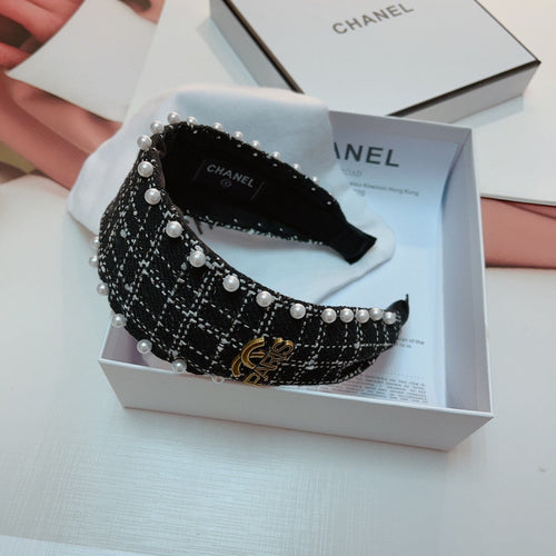 BLACK TWEED HAIRBAND 875865