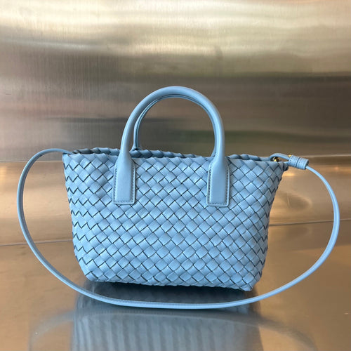 MINI CABAT 20 IN SKY BLUE LAMBSKIN
