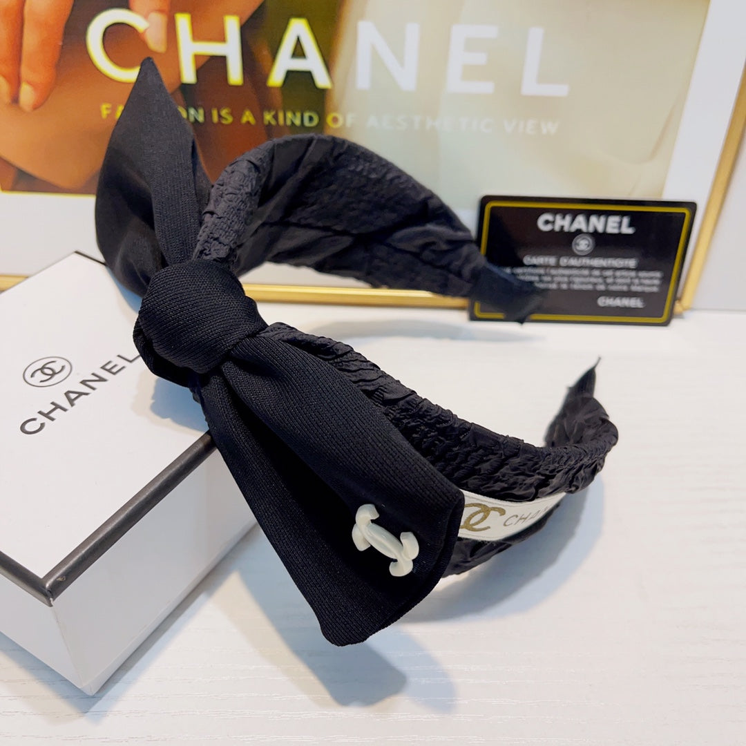 BLACK FABRIC HAIRBAND 925616