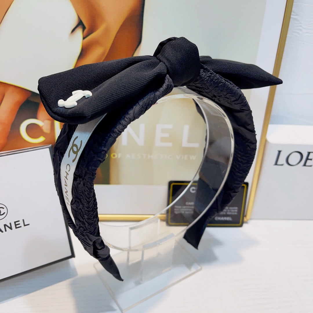 BLACK FABRIC HAIRBAND 925616
