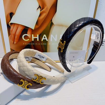 BLACK LAMBSKIN HAIRBAND 925628