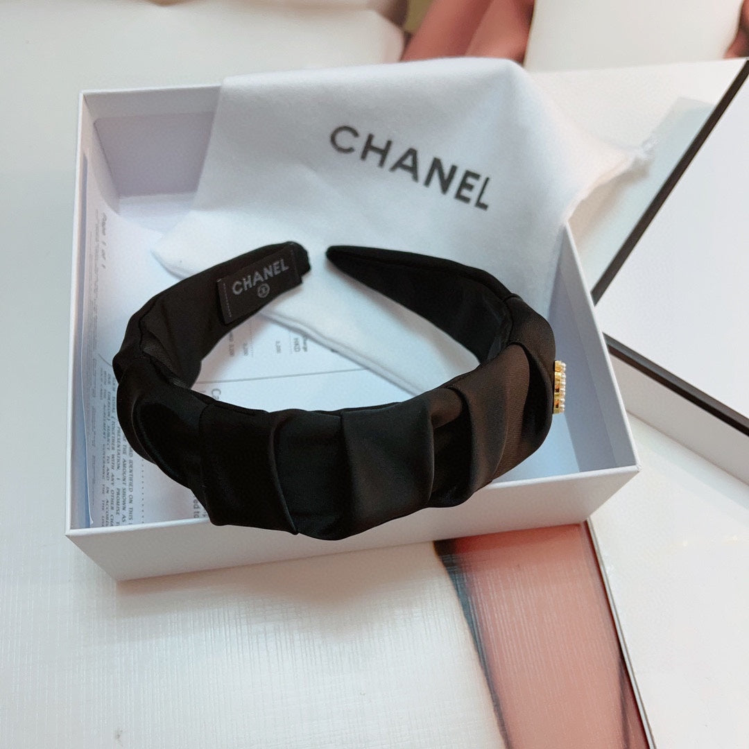 BLACK FABRIC HAIRBAND 925661