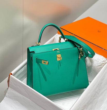 HN 25CM IN VERT VERTIGO EPSOM GOLD HARDWARE