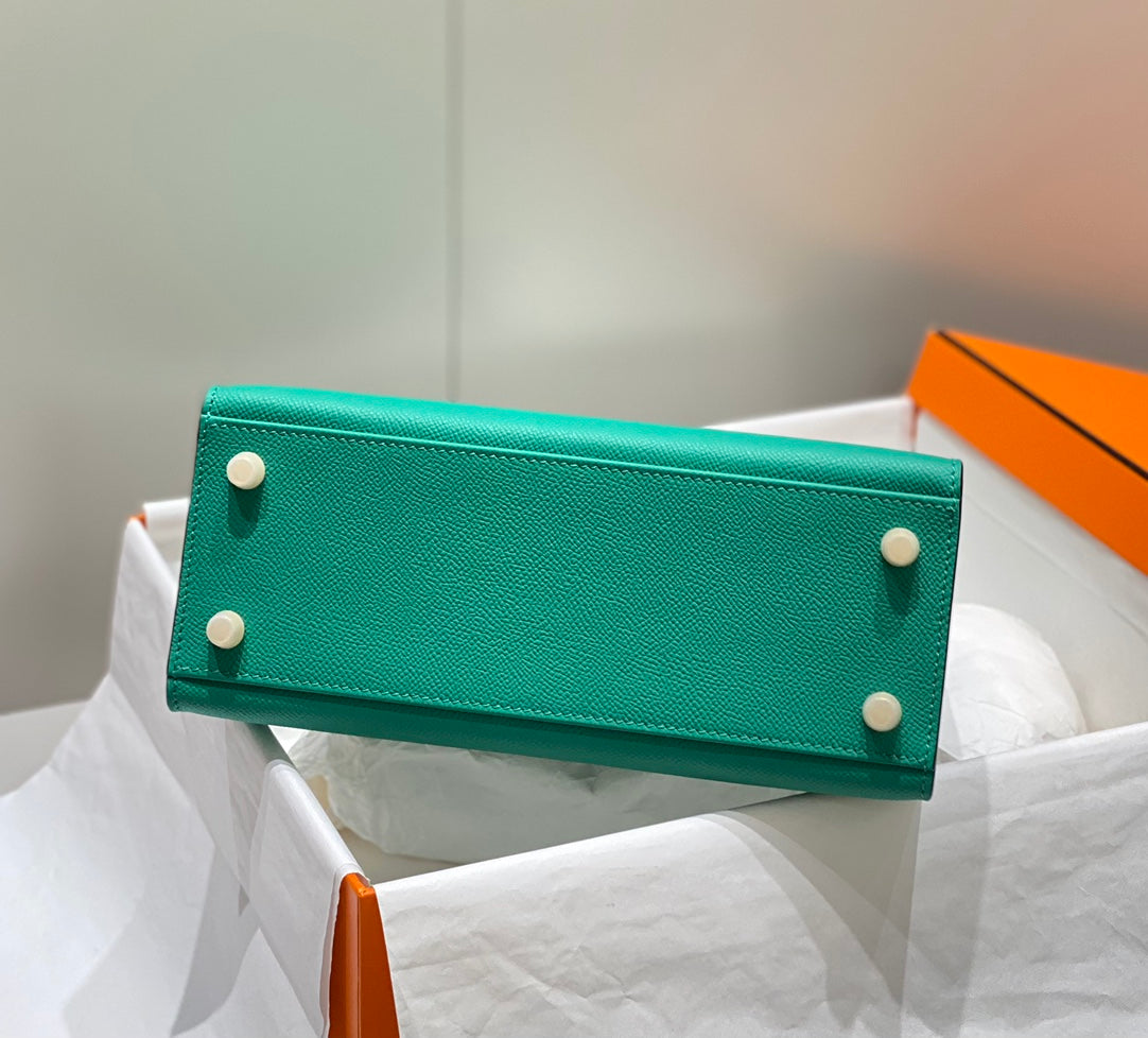 HN 25CM IN VERT VERTIGO EPSOM GOLD HARDWARE