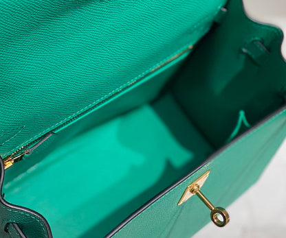 HN 25CM IN VERT VERTIGO EPSOM GOLD HARDWARE