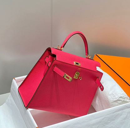 HN 25CM IN ROSE TYRIEN EPSOM GOLD HARDWARE