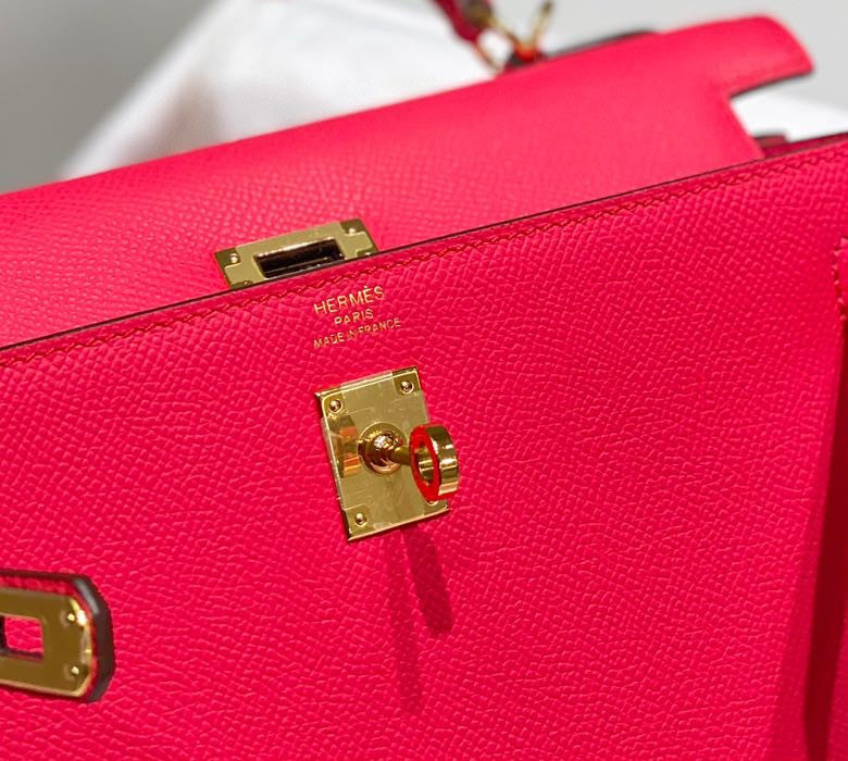 HN 25CM IN ROSE TYRIEN EPSOM GOLD HARDWARE