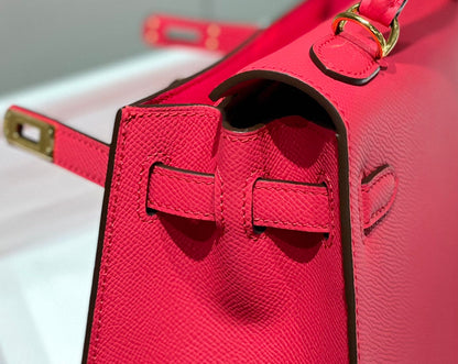 HN 28CM IN ROSE EPSOM GOLD HARDWARE