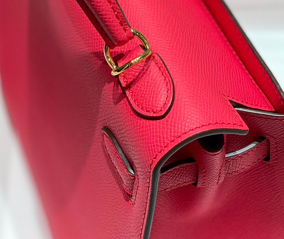 HN 28CM IN ROSE EPSOM GOLD HARDWARE