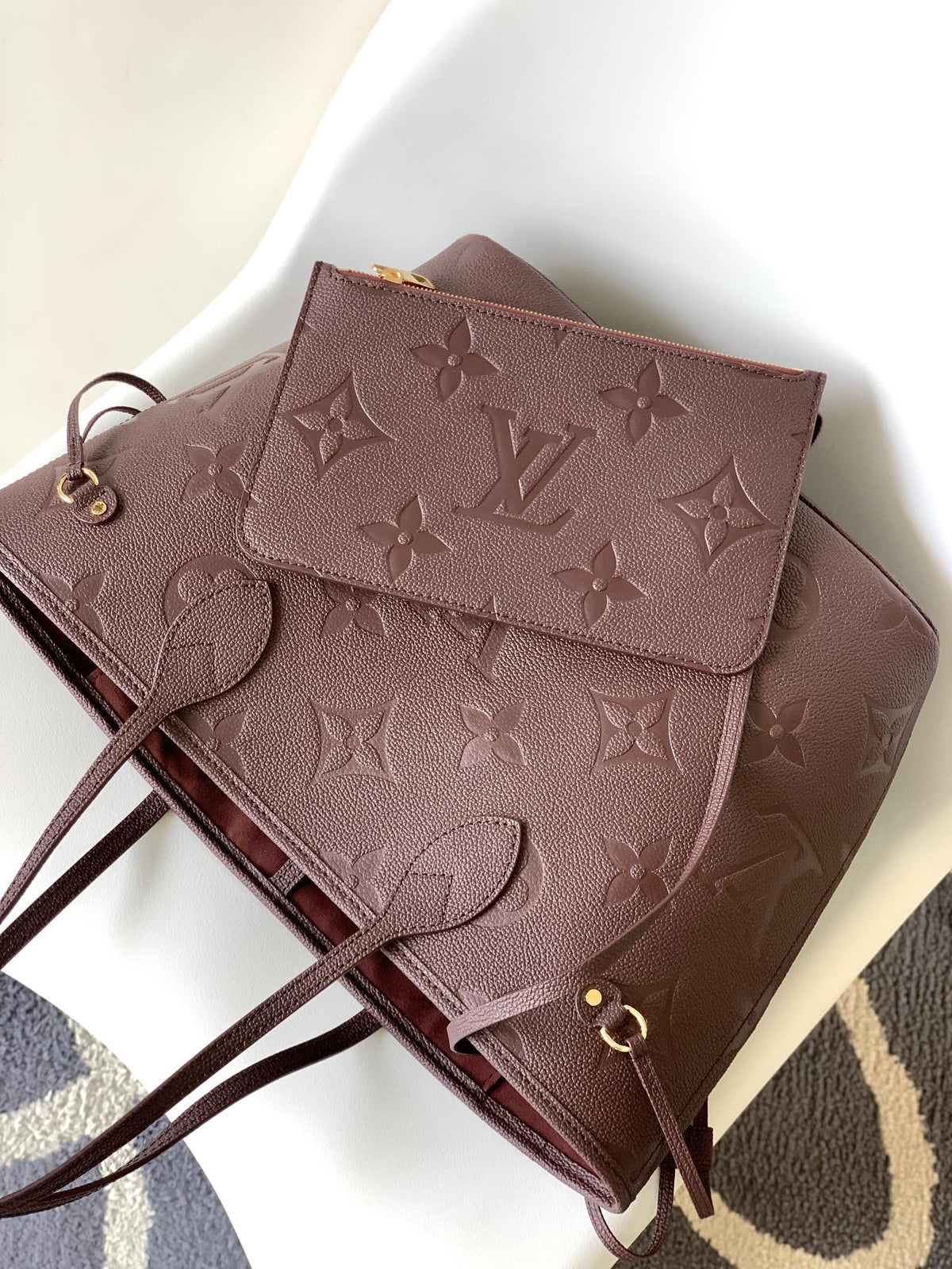 LV NEVERFULL MM WITH DUSTBAG 1854 MONOGRAM JACQUARD