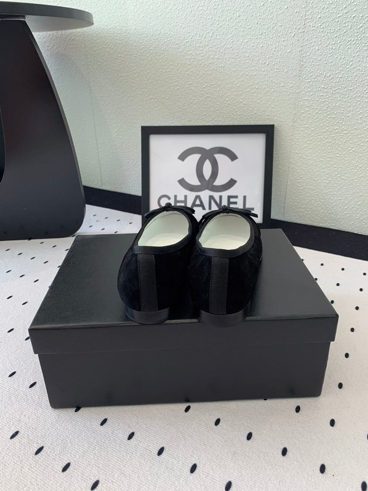 BALLET FLAT BLACK VELVET
