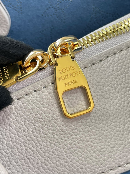 BELLA TOTE 32 IN BLUME PERFORATED CALFSKIN GOLD HARDWARE