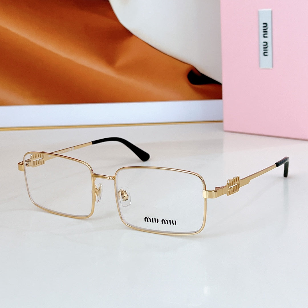 LOGO SQUARE SUNGLASSES SMU808 IN METAL