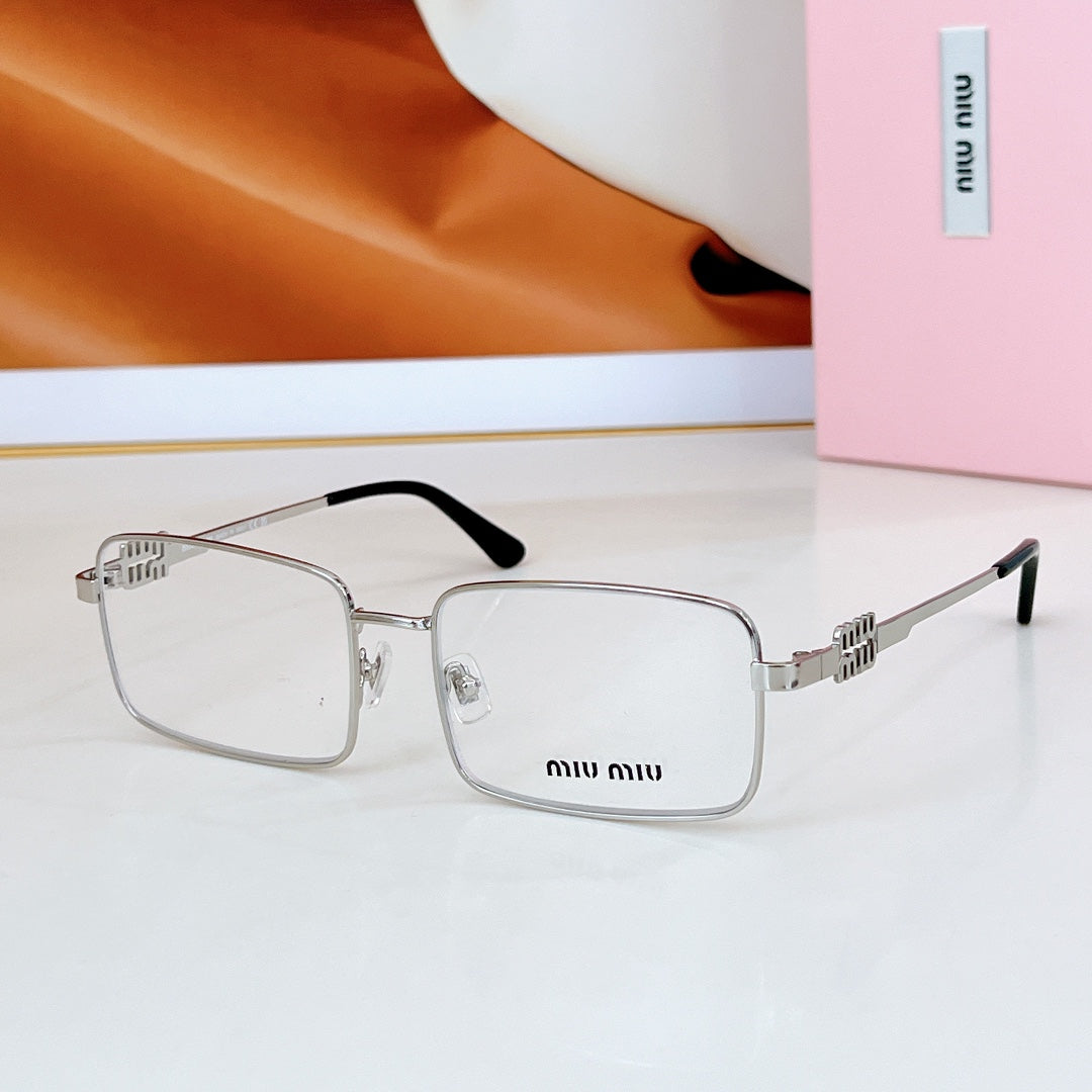 LOGO SQUARE SUNGLASSES SMU808 IN METAL