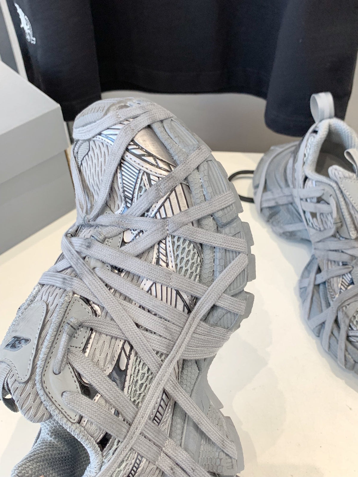 3XL EXTREME LACE SNEAKER ALL GRAY