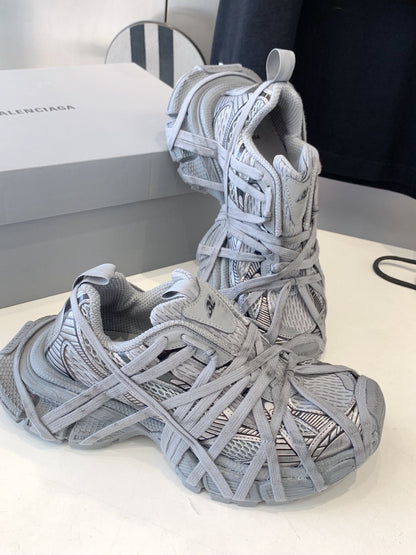 3XL EXTREME LACE SNEAKER ALL GRAY