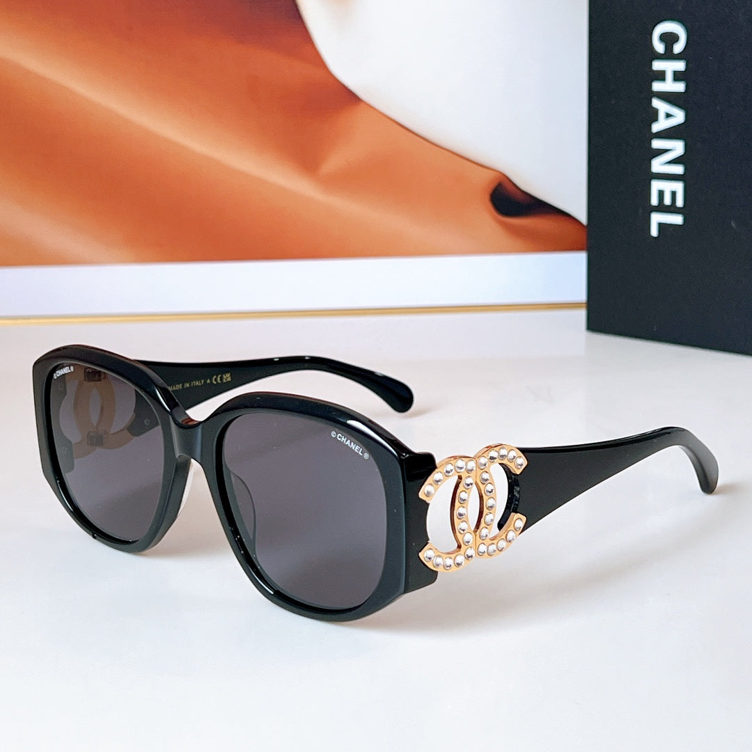 CAT EYE SUNGLASSES A71498 IN ACETATE METAL LOGO