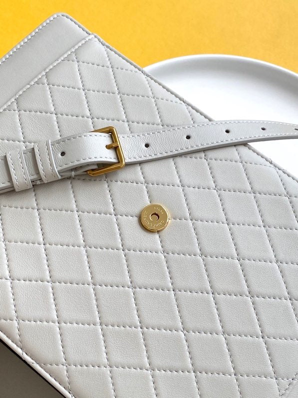Saint Laurent Quilted Lambskin Gaby Mini Shoulder Bag