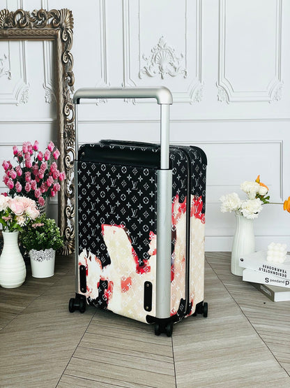 Louis Vuitton Horizon 55 rolling suitcase Aistinctive Artistic Pattern