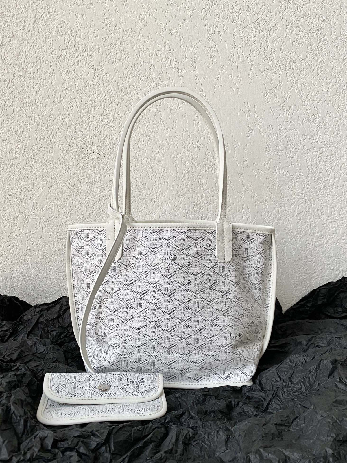 Goyard Anjou Reversible Tote Coated Canvas Mini