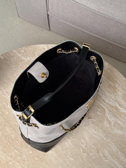 Chanel Suede Calfskin Small Hobo Bag