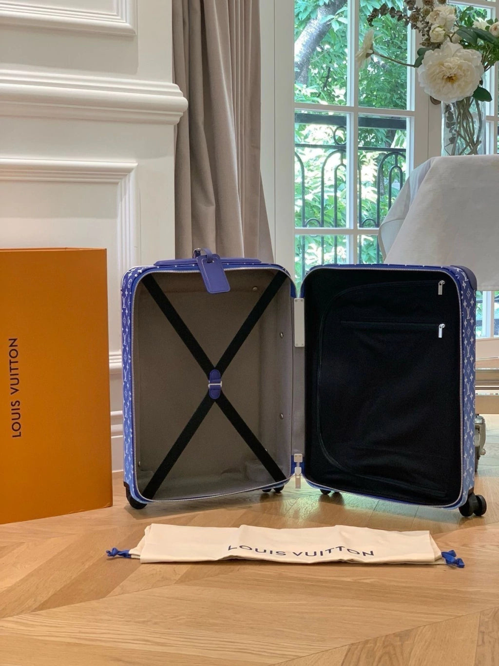 Louis Vuitton Horizon 55 Monogram Clouds Suitcase