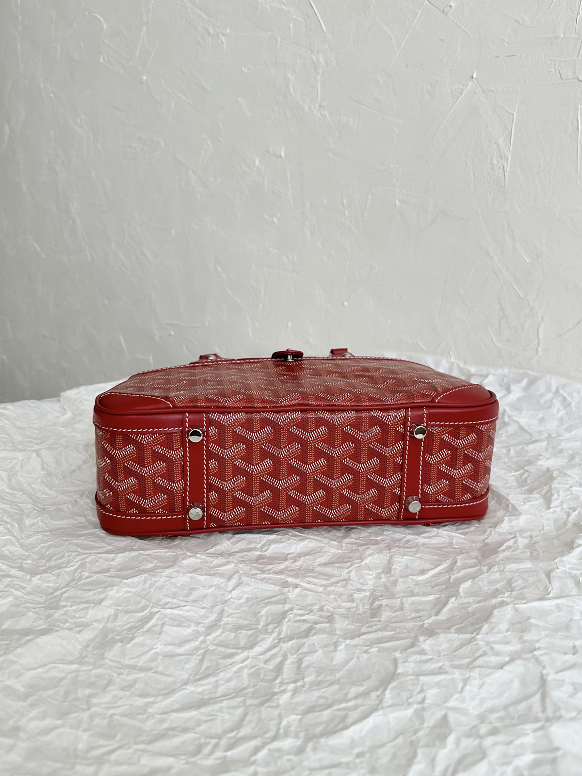 Goyard Saint Jeanne Bag Coated Canvas PM Red 9496843