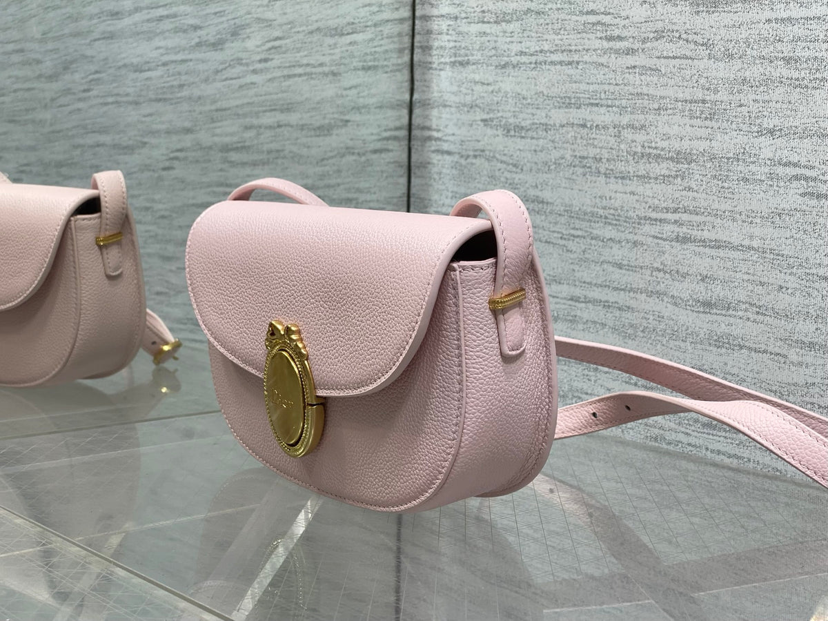 Dior Small Dior Médaillon Flap Bag in Pink