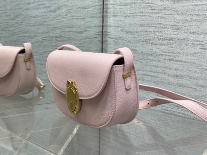 Dior Small Dior Médaillon Flap Bag in Pink
