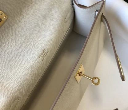 Hermès Kelly Pochette Mini Bag Brown