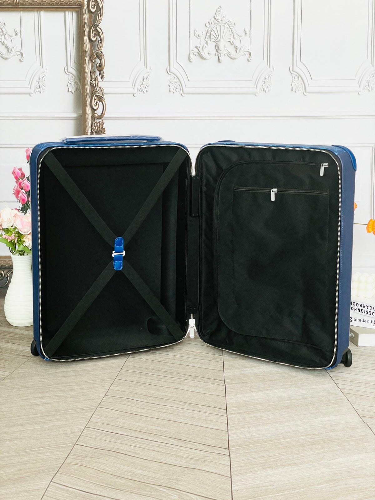 Louis Vuitton Horizon 55 rolling suitcase Aistinctive Artistic Pattern