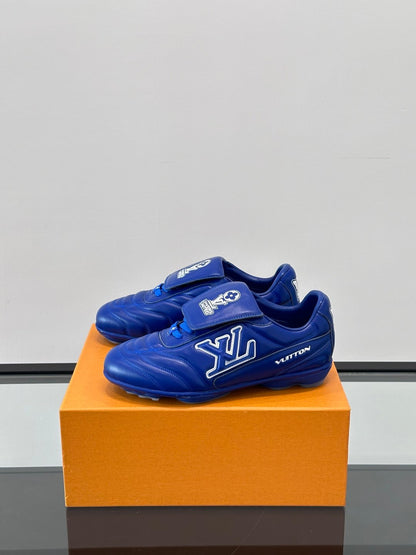 LV Men Blue Leather Sneakers