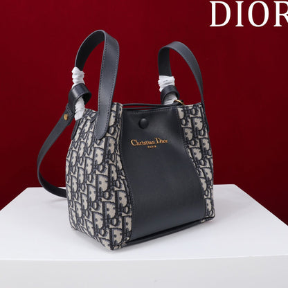 Dior Medium Signature Bucket Bag